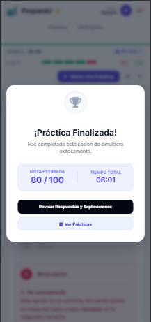 PreparaU - Resultado de la Práctica